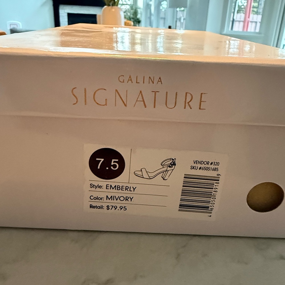 Galina Signature Ivory Heels